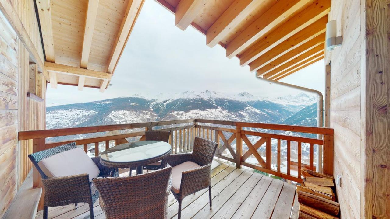 Etoiles Des Neiges Luxe & Jacuzzi Chalet 12 Pers By Alpvision Residences Heremence Exterior foto