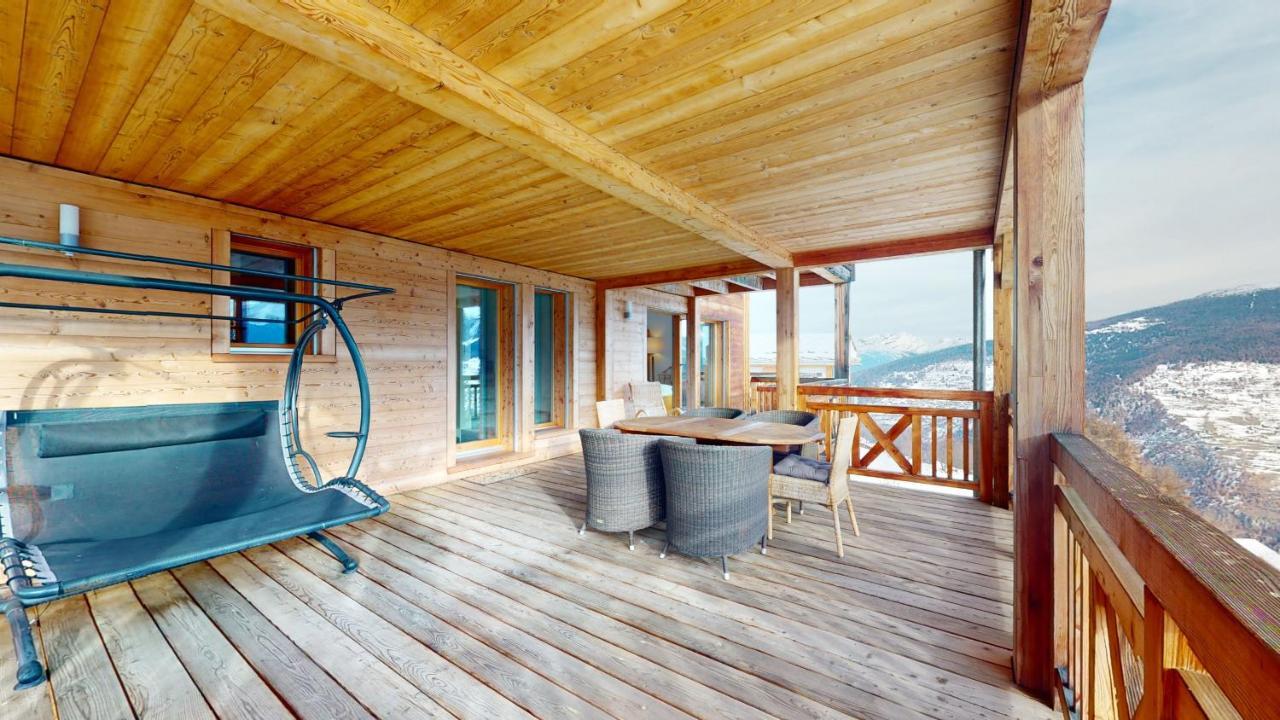 Etoiles Des Neiges Luxe & Jacuzzi Chalet 12 Pers By Alpvision Residences Heremence Exterior foto